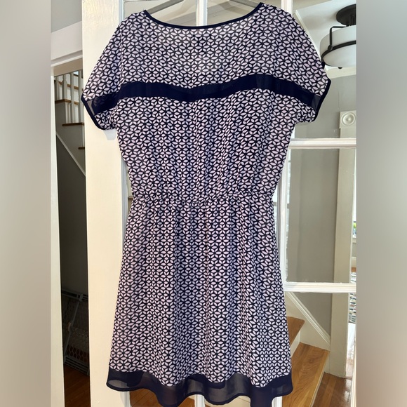 GAP Navy and Purple Patterned Dress - Picture 2 of 7